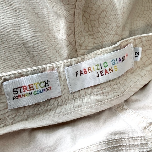 Fabrizio Gianni Snake Print Slim Fit Jeans - Picture 8 of 8